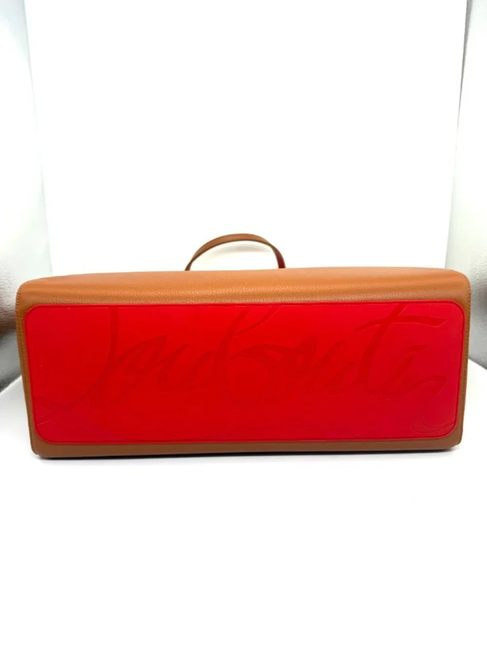 Christian Louboutin CABATA Spiked Studded Empire Leather Tote Bag w. Pouch